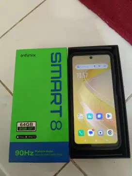 Infinix smart 8 ram 4/64 fullset nomines