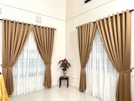 Supplier Gorden Blackout Pasang Skat Klinik Hordeng Gordyn Vitrase