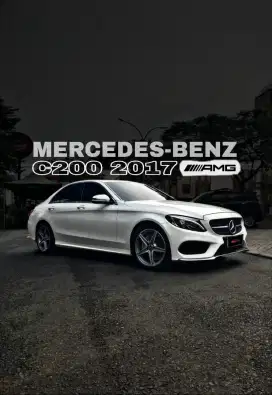 Mercy C200 AMG Th 2017 PUTIH LOW KM TERMURAH ISTIMEWA BANGET !