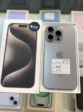 iphone second resmi 15 pro 256gb bergaransi