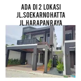 Rumah Mewah Tengah Kota jl.Harapan Raya