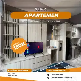 Sewa Apartemen TANGERANG COLLINS BOULEVARD Harian Transit Termurah