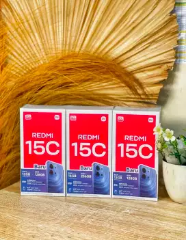 REDMI 15C RAM 16/256 NEW SEGEL PROMO TERMURAH