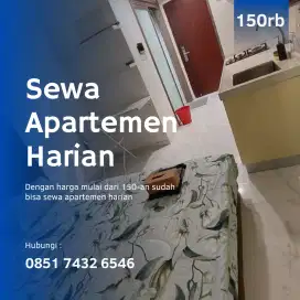 Menyewakan apartemen harian green pramuka city murah