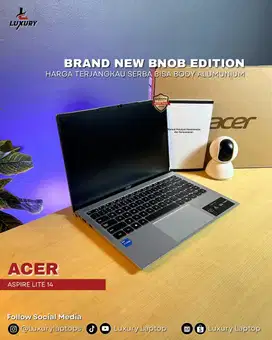 LAPTOP ACER ASPIRE LITE 14 CORE I5 GEN 13 RAM SSD GARANSI NEW BNOB