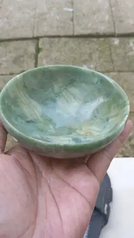 Mangkok Giok Natural Jade Bowl Hand Carving