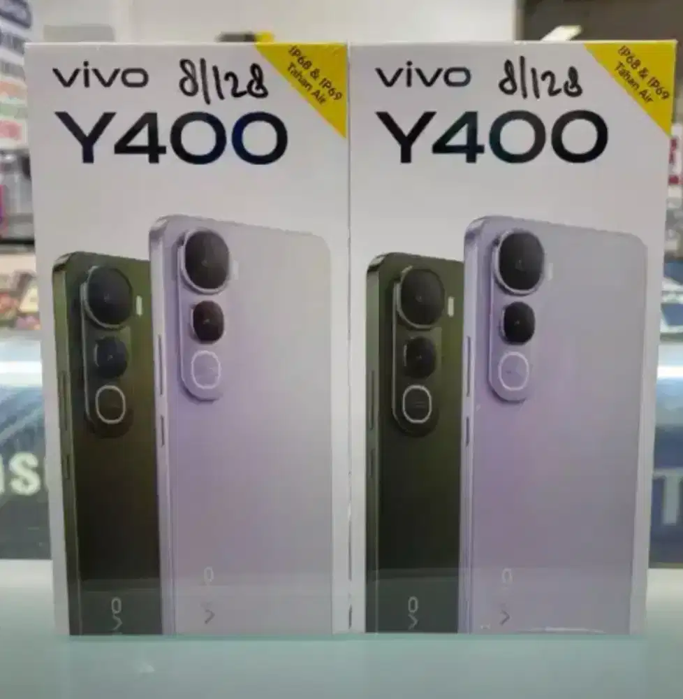 Vivo Y400 4G 8/128 & 8/256 baru garansi resmi bisa tt bisa kredit