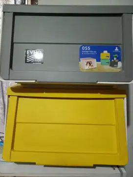3 buah storage box, rak tempat penyimpanan serbaguna