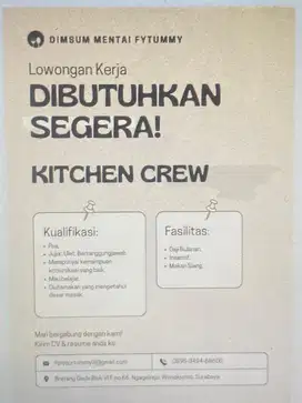 DICARI SEGERA CREW KITCHEN