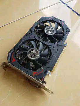 VGA Nvidia GTX 1050Ti 4gb 128bit GDDR5 DX12 Colorful Dual Fan non pin
