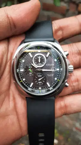 Jam tangan citizen chronograph ecodrive supertitanium