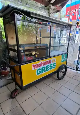 Gerobak etalase kaca