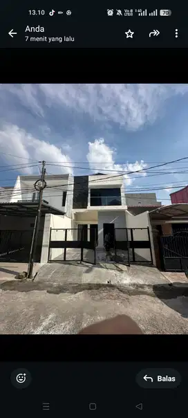 Rumah Baru 2 Lantai siap Huni di Komplek Darmo Indah Timur, Sby Barat