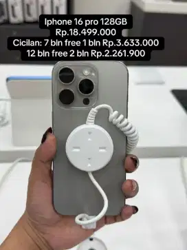 PROMO CICILAN IPHONE 16 RAM 256 GB CUKUP DENGAN E KTP