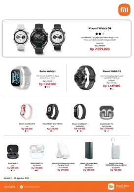 XIAOMI SMART WATCH & SMART BAND