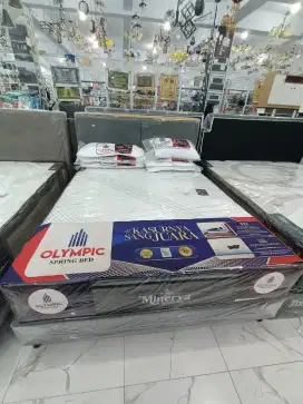 BEDSET SPRINGBED OLYMPIC 160x200 DP 0 Bisa Cicilan syarat cukup KTP