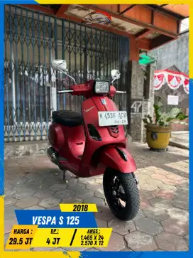 VESPA S 125 2018 MURAH MERIAH MASZEHH HIKMAH MOTOR KEPUH MALANG