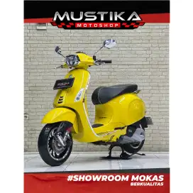 Perfect Condition!!Vespa Sprint 150cc ABS 2022 Yellow Mulus-Mustika