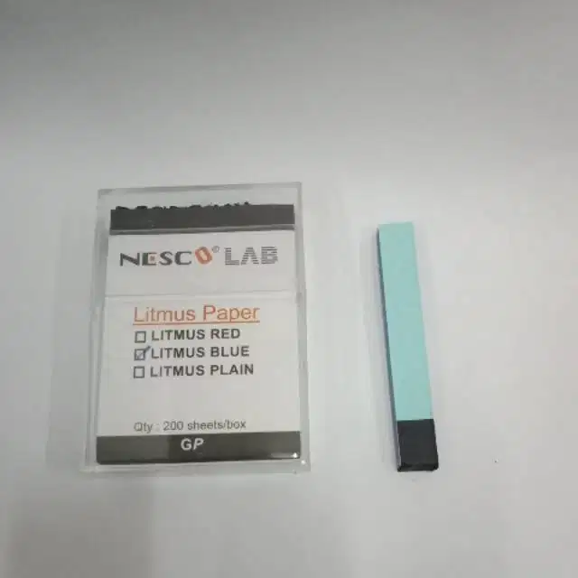 Nesco Litmus Paper Kertas Lakmus Biru Kadar Asam Basa pH Meter isi 20