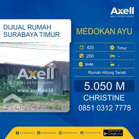 Rumah Hitung Tanah Medokan Ayu Dijual