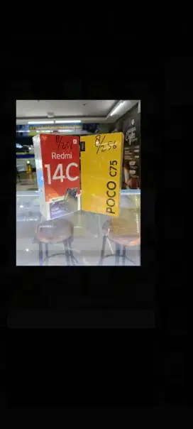 Xiaomi poco C75 8/256 setara redmi 14c resmi