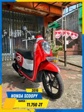 HONDA SCOOPY 2016 PLAT W NEGO MASZEHH HIKMAH MOTOR KEPUH MALANG