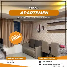 Sewa Apartemen Bekasi Grand Kamala Lagoon Harian/Transit Termurah