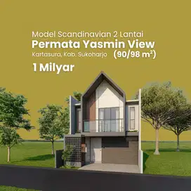 Rumah Solo Scandinavian 2 Lt, SHM Selatan Kampus UIN