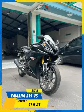 YAMAHA R15 V3 2018 PLAT L MURAH MERIAH HIKMAH MOTOR KEPUH MALANG