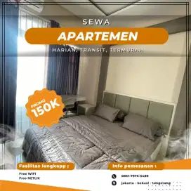 Sewa Apartemen Harian/Transit BASSURA CITY Jakarta Timur Termurah
