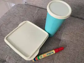 LUNCH BOX & TUMBLER – BIRU – BARU