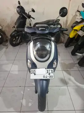 Honda scoopy new 110cc 2025 biru putih pake kunci