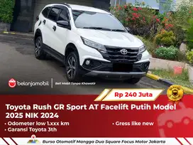 [ LOW KM 1RB ] Toyota Rush GR Sport AT Facelift Putih NIK 2024/2025