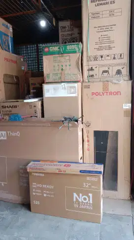 Kulkas, televisi, AC, dan elektronik lainnya