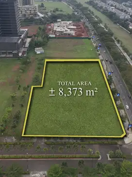 Kavling tanah komersil di pinggir jln raya besar BSD dekat Unilever