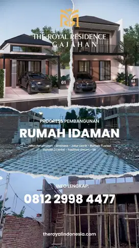 rumah 2 Lantai 3 Kamar tidur di Colomadu