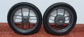 Velg Beat Deluxe 2023 Scoopy Simpanan dan Ban Tebal Belum Ada tempel