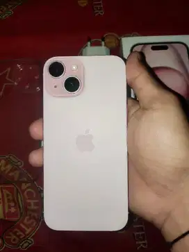 IPHONE 15 128GB INTER PINK MULUS FULL SET, DI JAMIN FULL ORI SEMUA