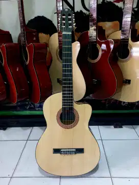 gitar nilon c315 cutway neck tanbes aktif