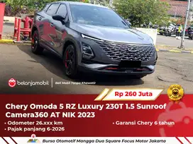 [ BERGARANSI ] Chery Omoda 5 RZ Luxury 230T 1.5 Sunroof AT 2023 2024