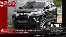 Toyota Fortuner 2.4 VRZ AT NIK 2019 Black On Brown