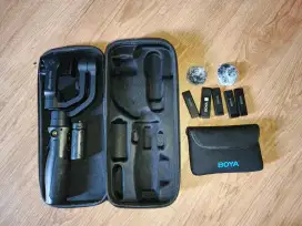 JUAL GIMBAL STABILIZER BRICA B-Steady PRO + Mic BOYA 4 Channel