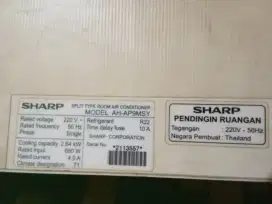 Merk SHARP indoor AC 1pk