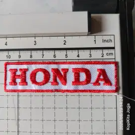 Emblem patch bordir honda