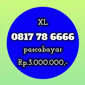 NOMOR CANTIK XL 78 6666