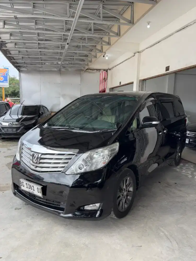Alphard G Premium Sound 2.4 AT 2010 hitam dp 55 ht