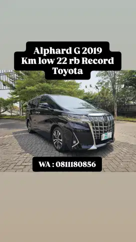 TOYOTA ALPHARD G 2019