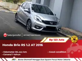 [ GARANSI 1TH ] Honda Brio RS 1.2 AT Silver 2016/2017