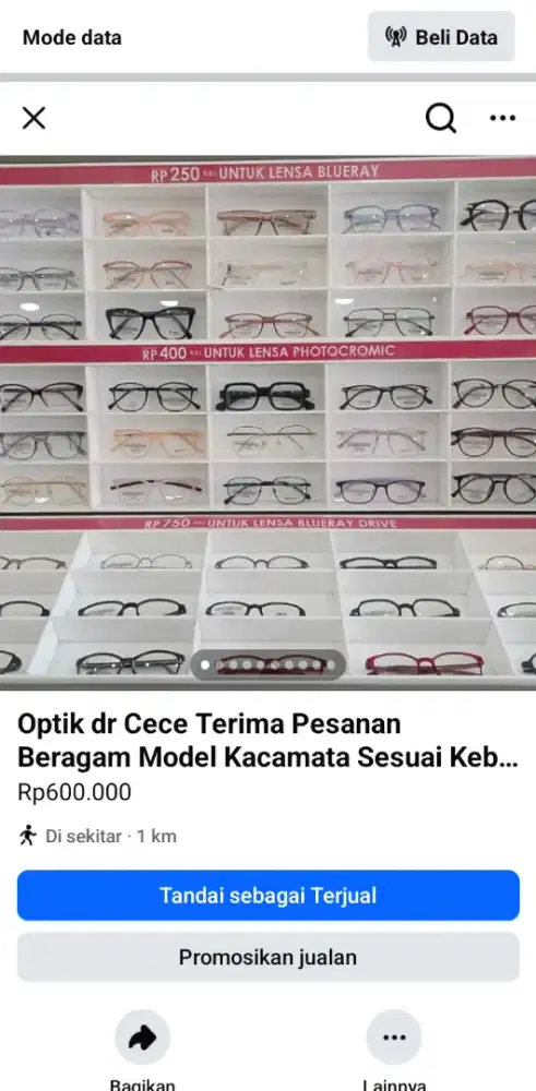 Optik dr Cece Terima Pesanan Beragam Model Kacamata Sesuai Kebutuhan