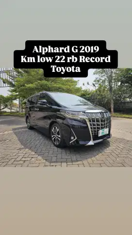 TOYOTA ALPHARD G 2019